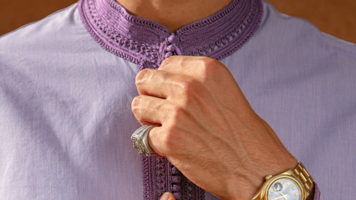 Traditional Moroccan Jabador: Crafting Elegance in Every Stitch