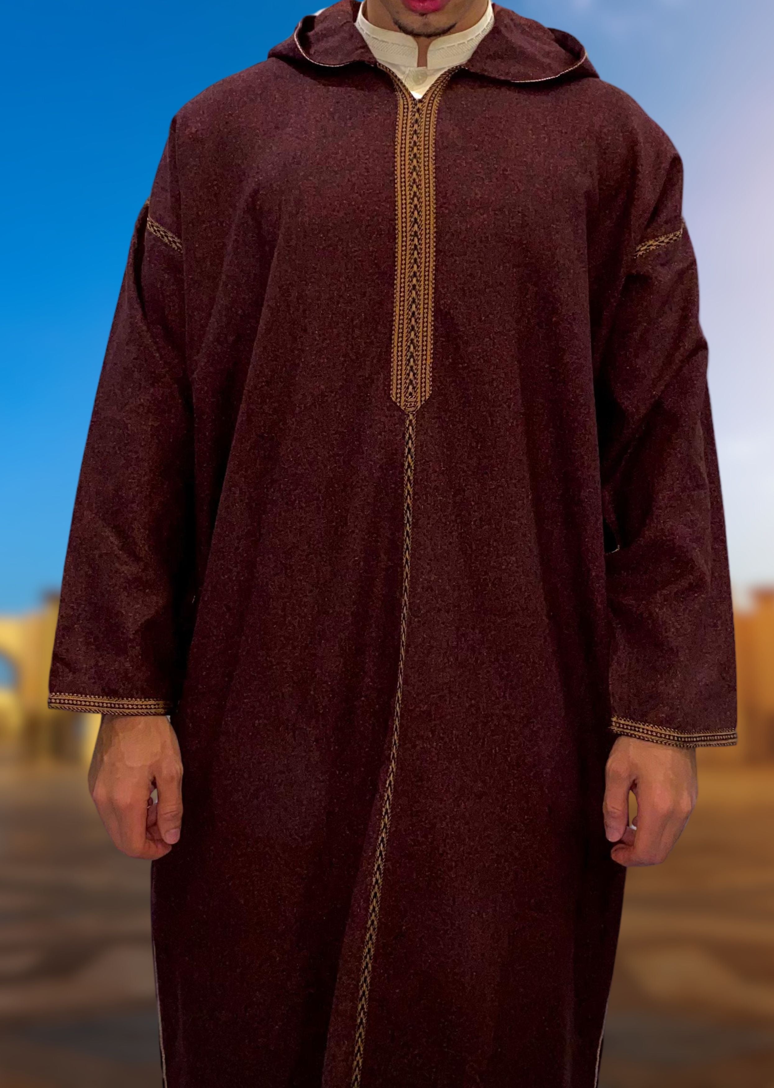 Wholesale Moroccan Djellaba - Tweed