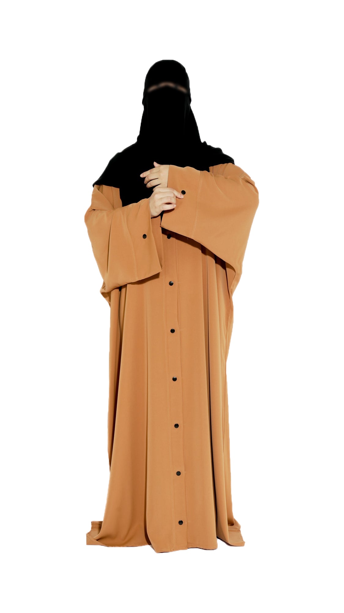 Rosa Sara Kimono Apricot Abaya