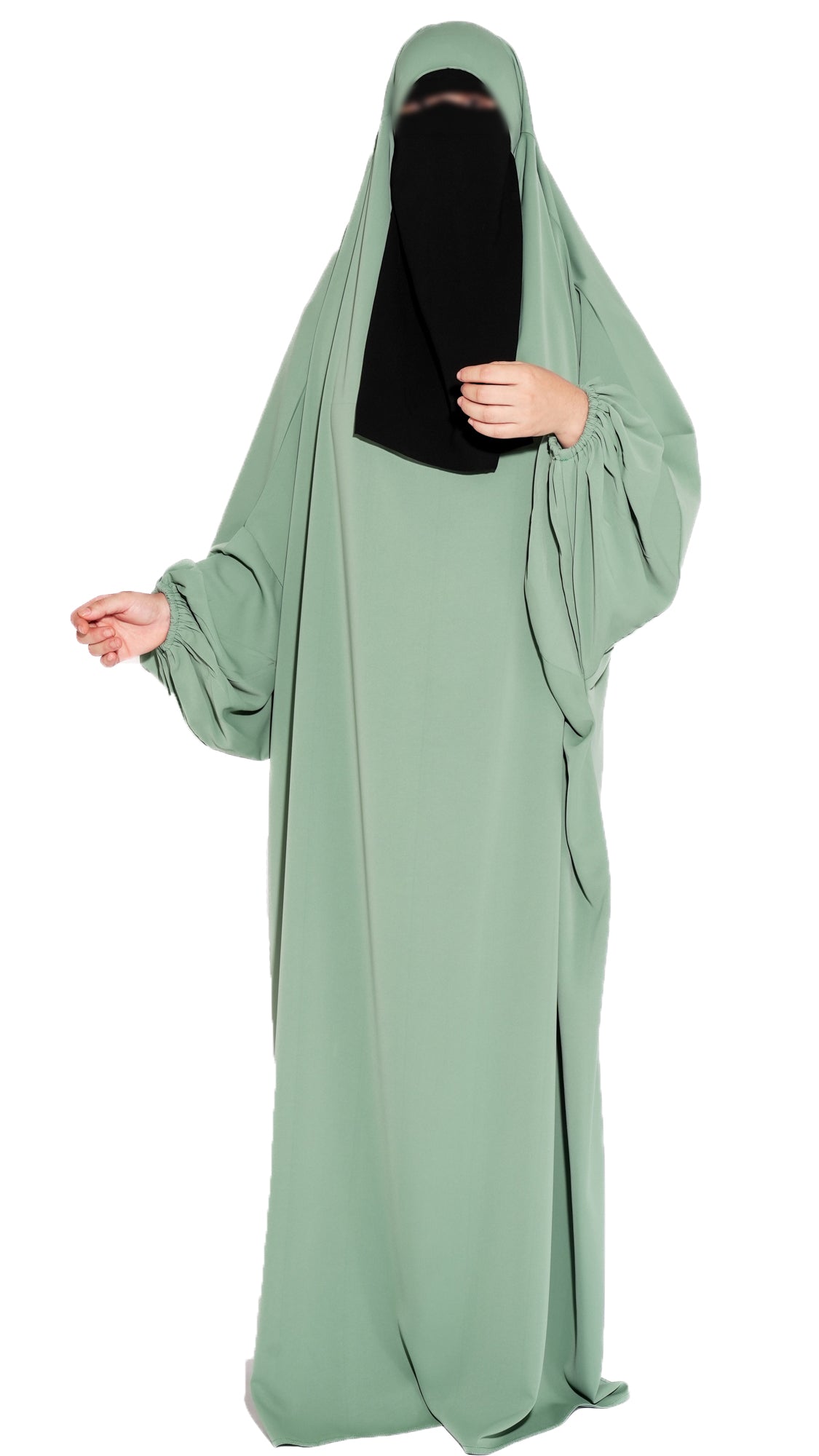 Rosa Asmae Tea Green Jilbab